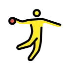 Man Playing Handball SVG Icon